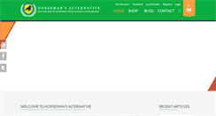 Desktop Screenshot of horsemansalternative.com